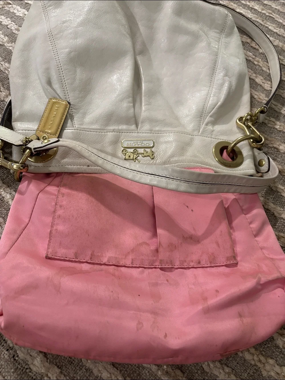 Coach F17605‎ Ashley Leather Crossbody Shoulder Y2K Bag